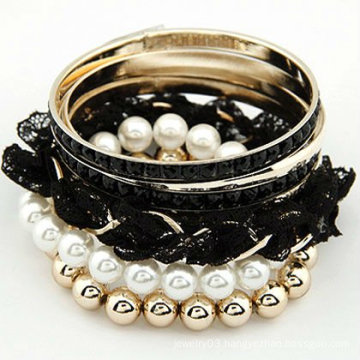 Fashion Multiple Bangles Lace Punk Cheap Bangles Bracelets